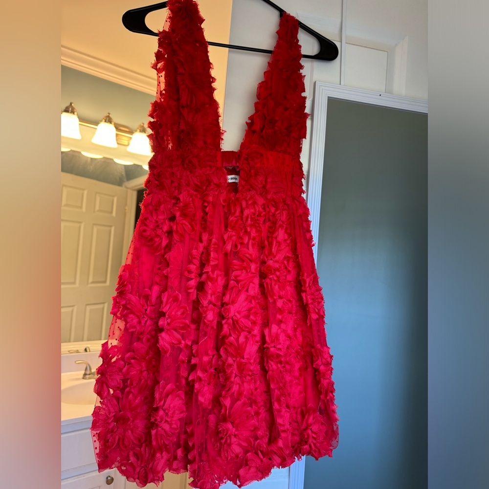 Red dress